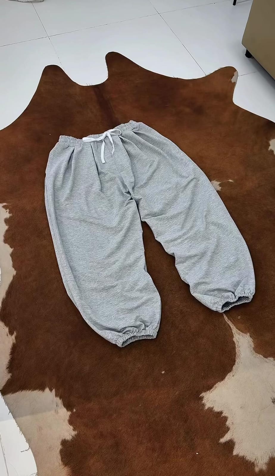 Gray Oversize Joggers