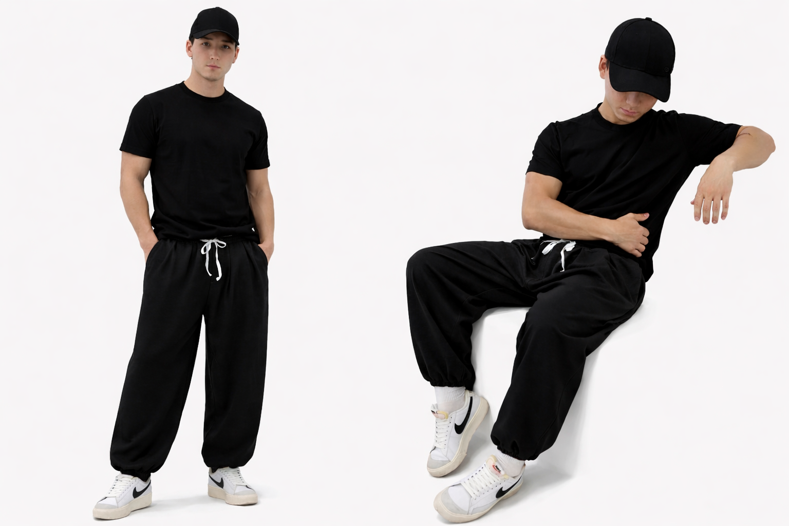 Oversize Combo Set - Black