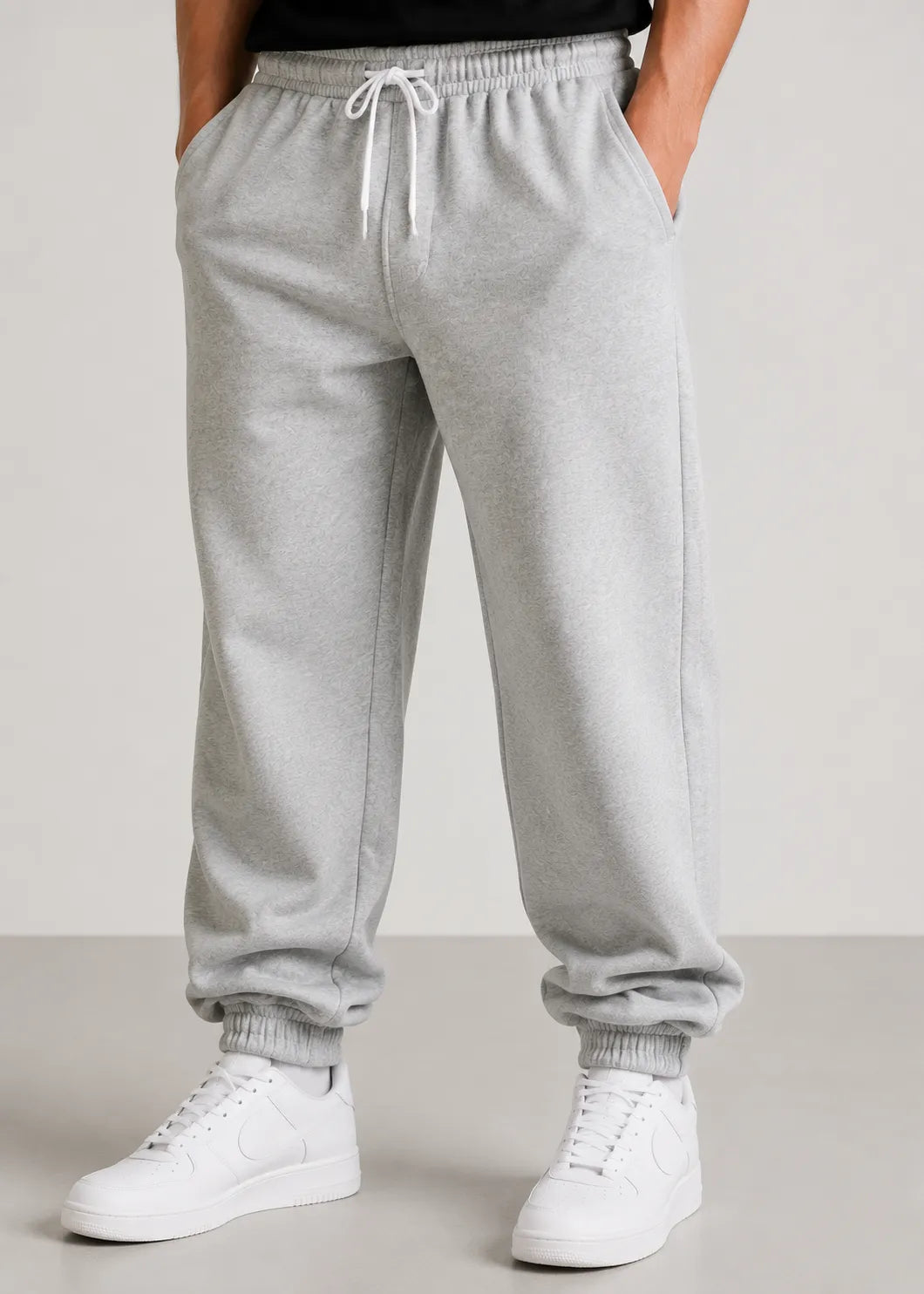 Pack Of Two Black & Grey Oversize Jogger Trousers