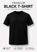 Classic Plain Black T-Shirt