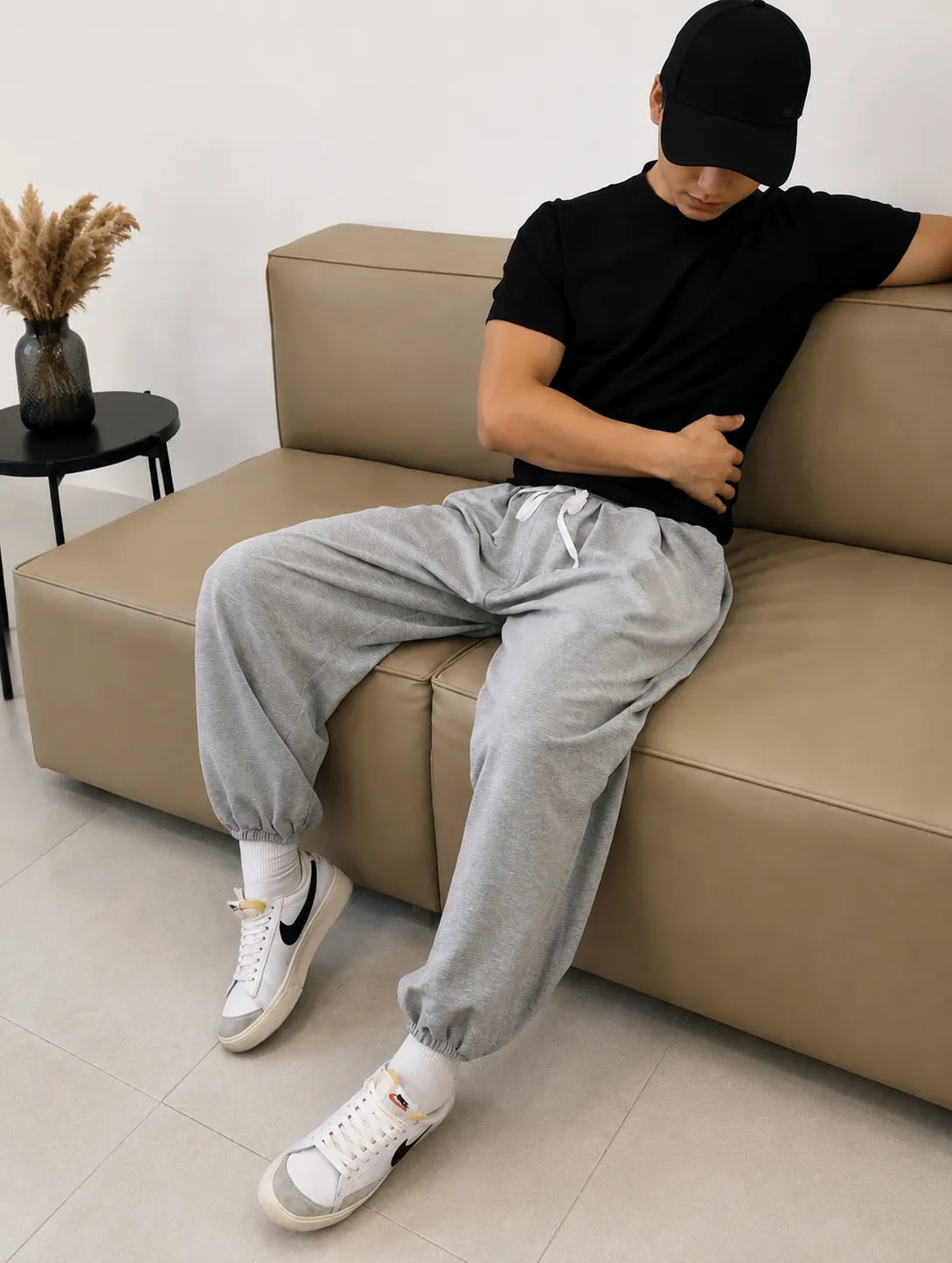 Gray Oversize Joggers