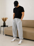 Gray Oversize Joggers