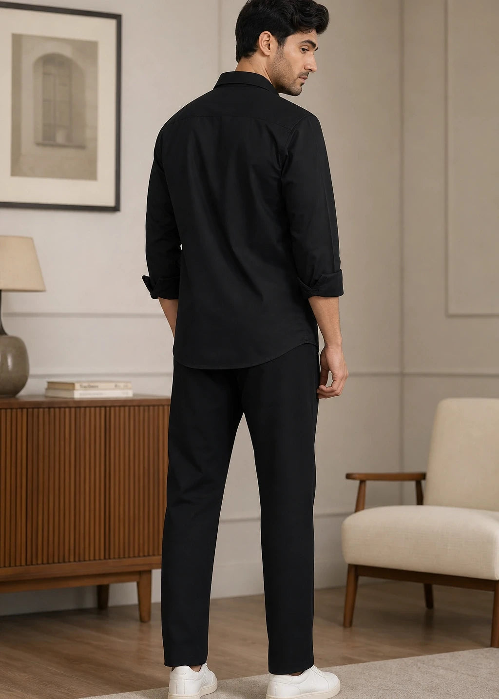 Black Shirt & Black Pant Set
