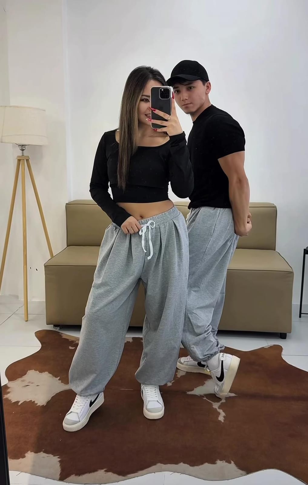 Gray Oversize Joggers