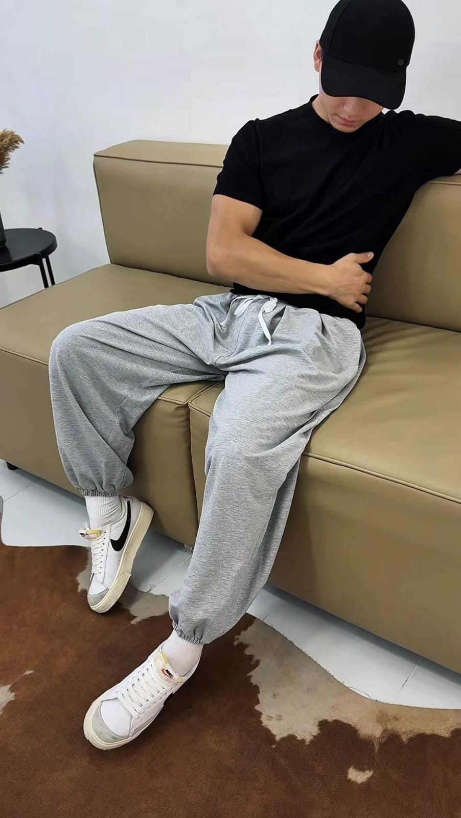 Gray Oversize Joggers